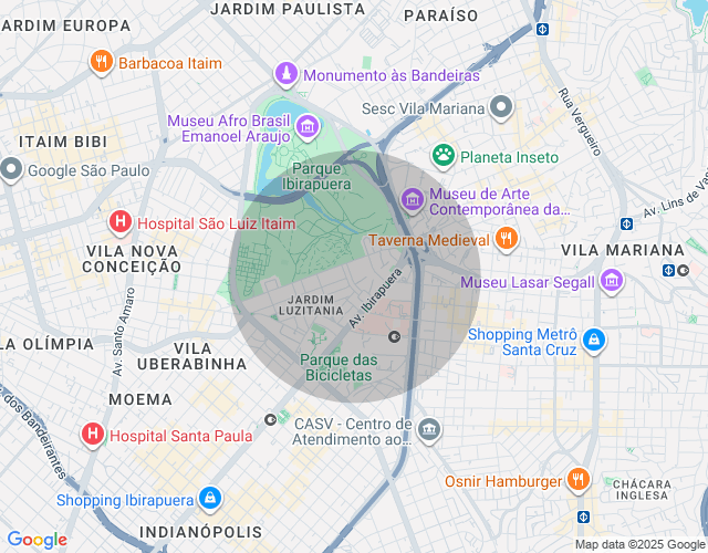 Imóvel no mapa