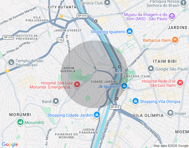 Imóvel no mapa