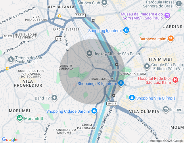 Imóvel no mapa