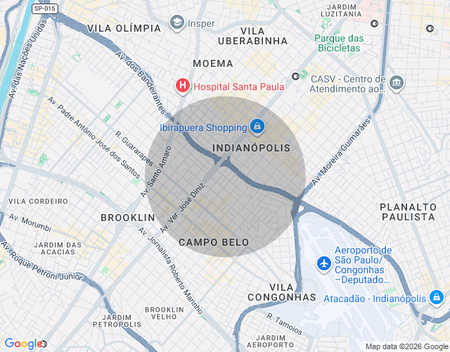 Imóvel no mapa