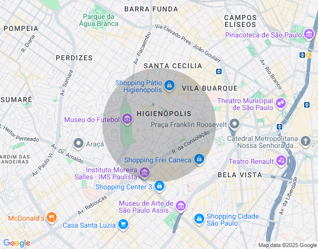Imóvel no mapa