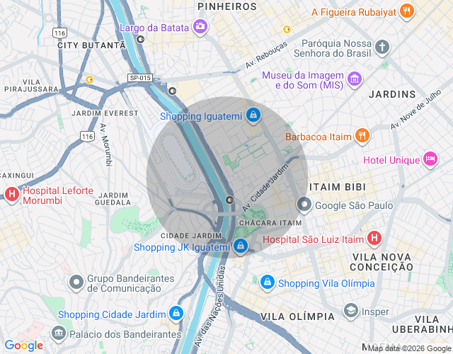 Imóvel no mapa