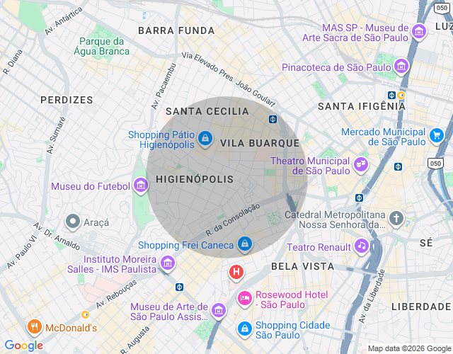 Imóvel no mapa