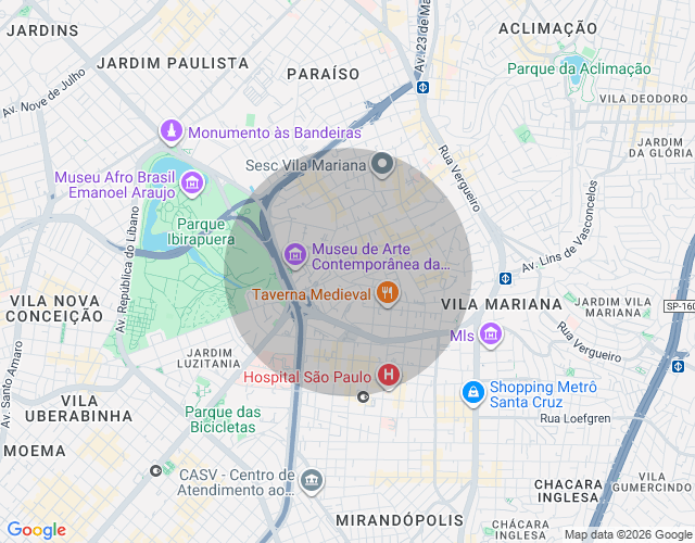 Imóvel no mapa