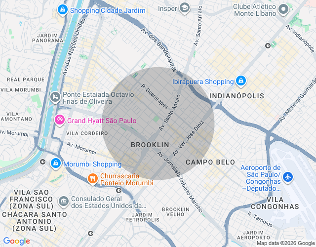 Imóvel no mapa