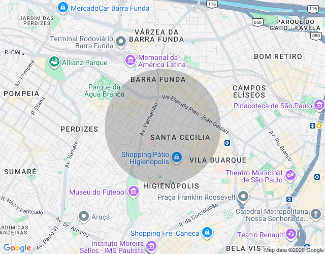 Imóvel no mapa