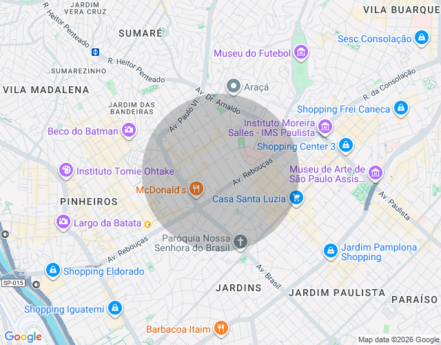 Imóvel no mapa
