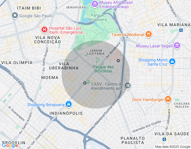 Imóvel no mapa