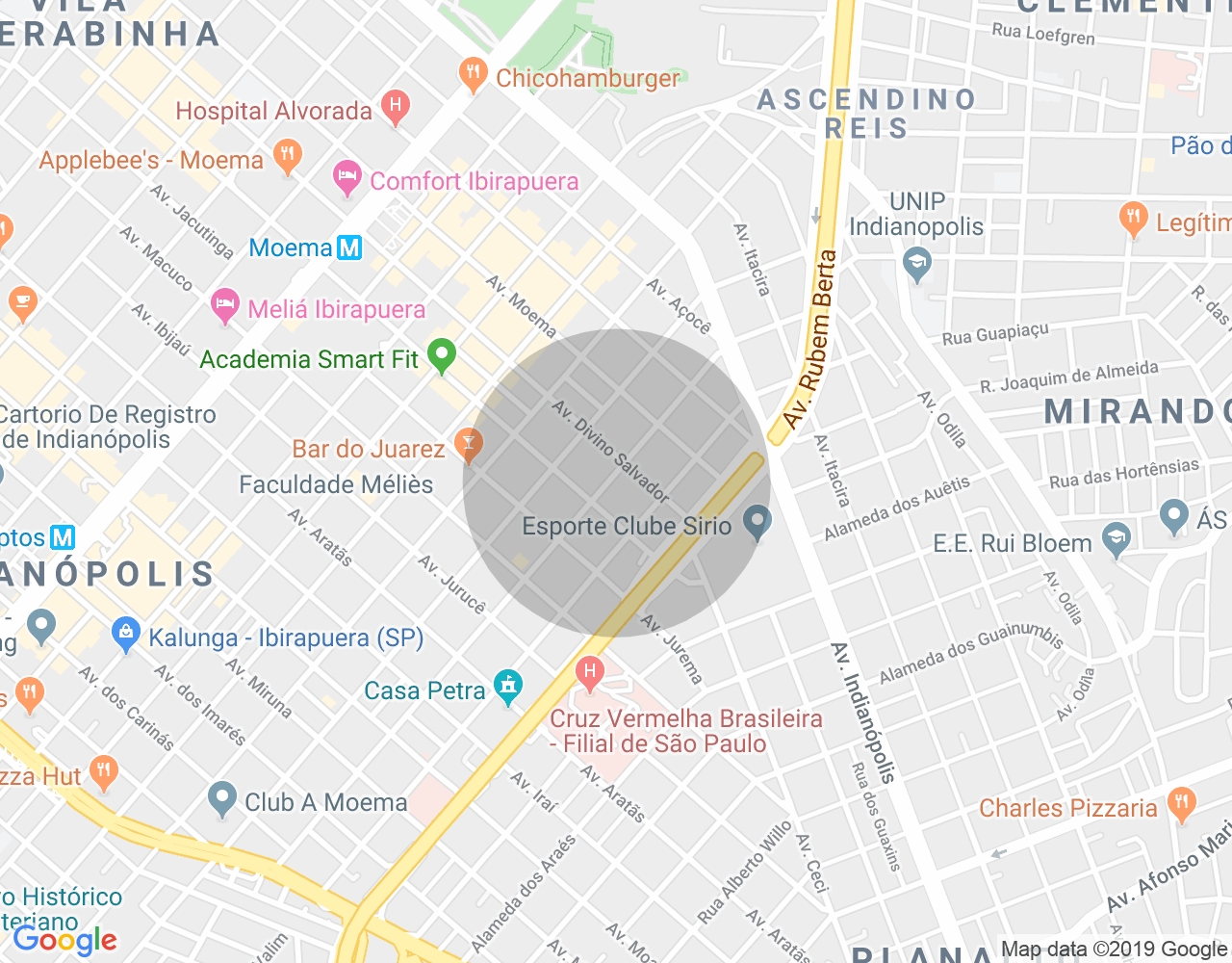 Imóvel no mapa