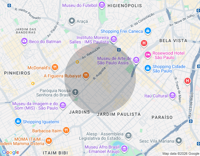 Imóvel no mapa