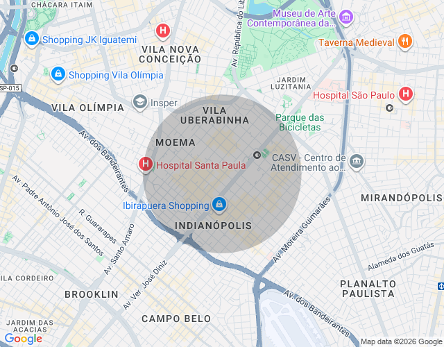 Imóvel no mapa