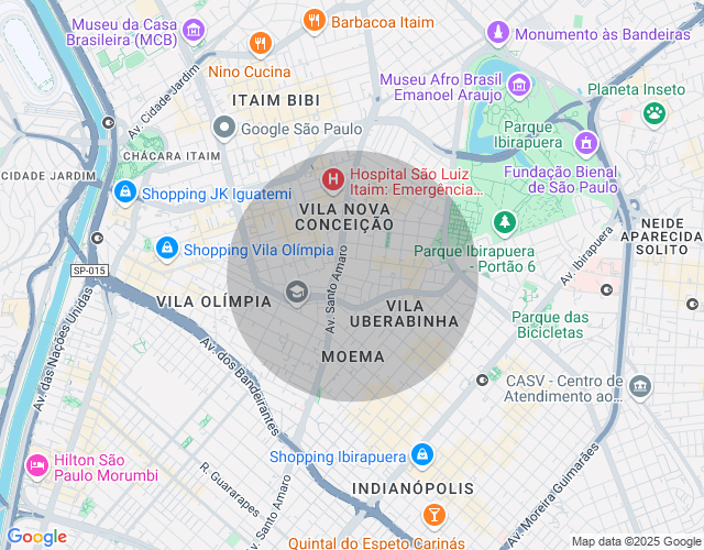 Imóvel no mapa