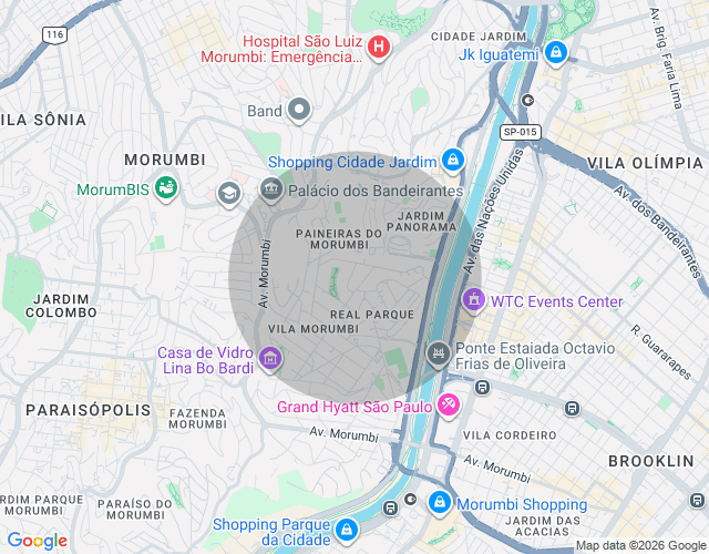Imóvel no mapa