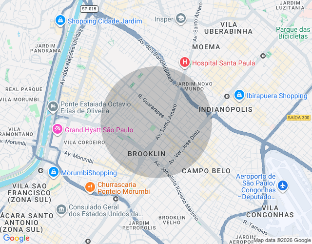 Imóvel no mapa