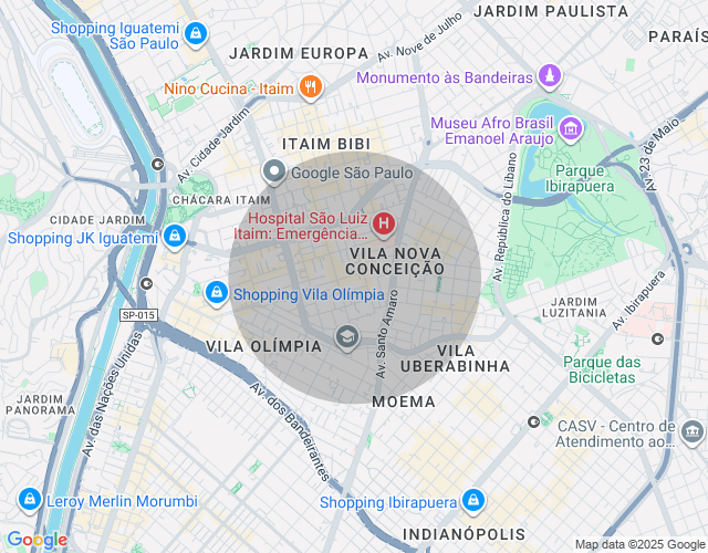 Imóvel no mapa