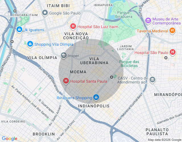 Imóvel no mapa
