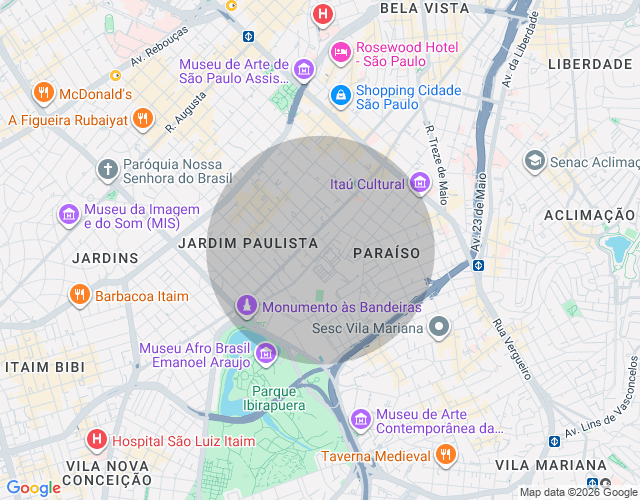 Imóvel no mapa