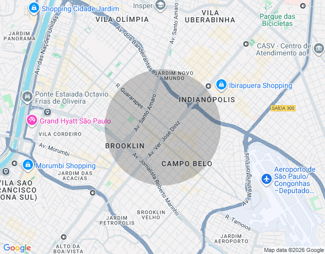Imóvel no mapa