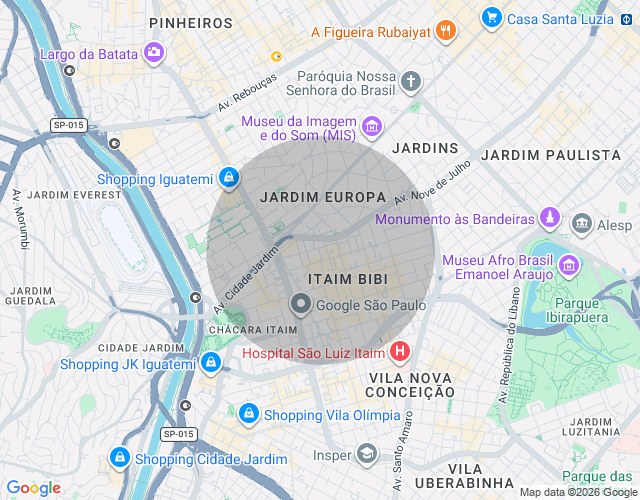 Imóvel no mapa