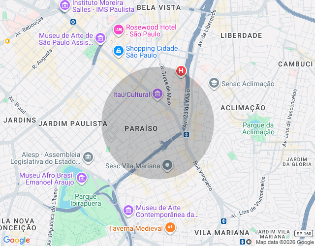 Imóvel no mapa
