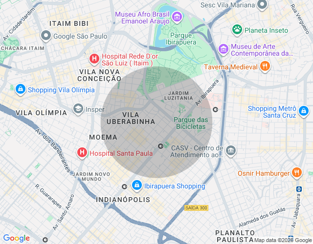 Imóvel no mapa