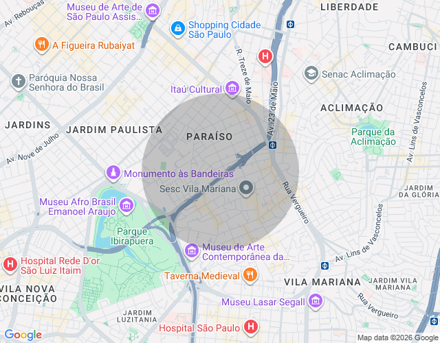 Imóvel no mapa