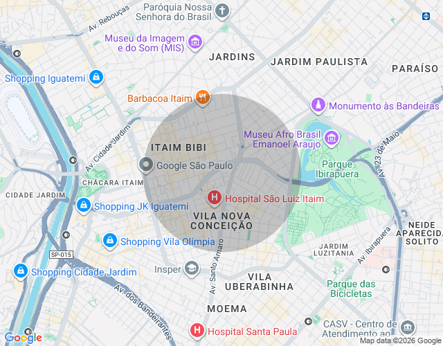 Imóvel no mapa