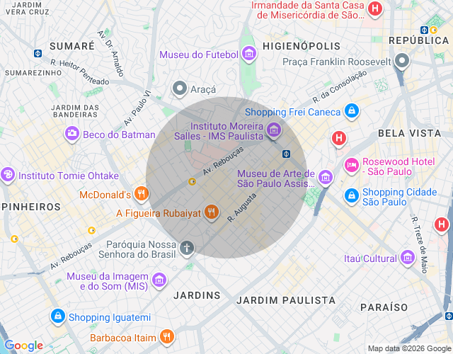 Imóvel no mapa