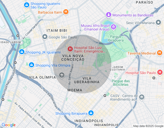 Imóvel no mapa