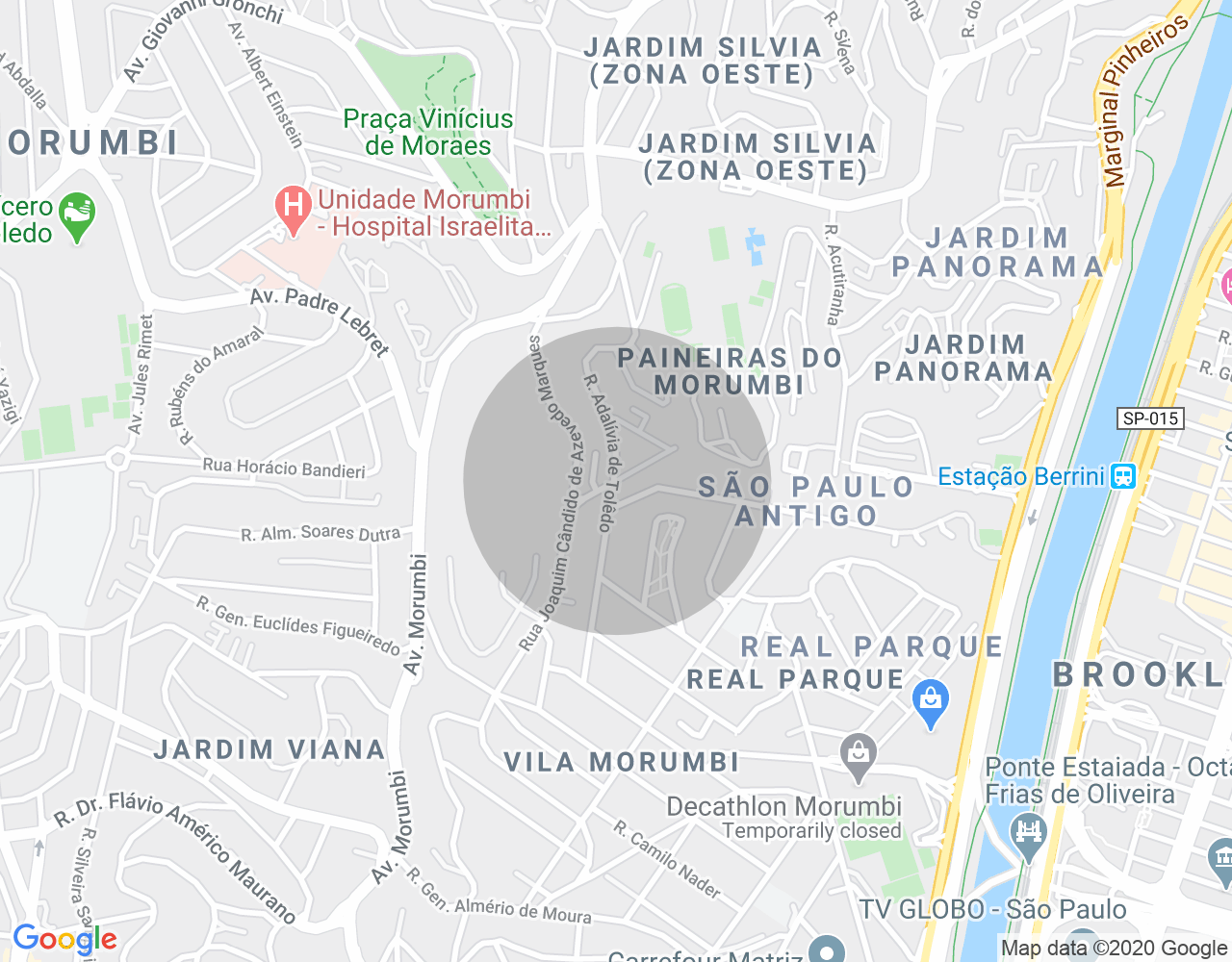 Imóvel no mapa