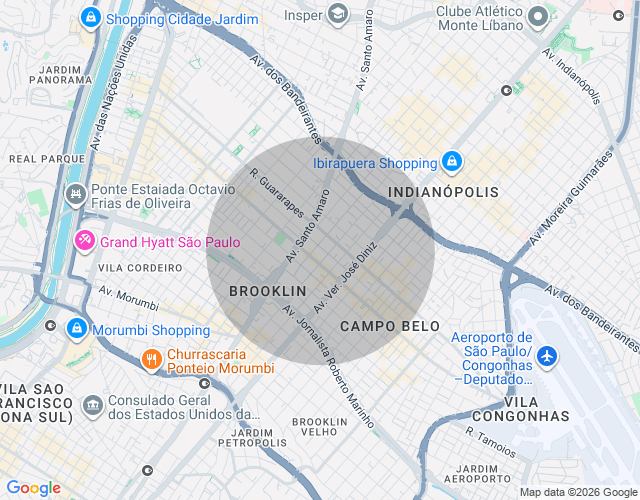 Imóvel no mapa
