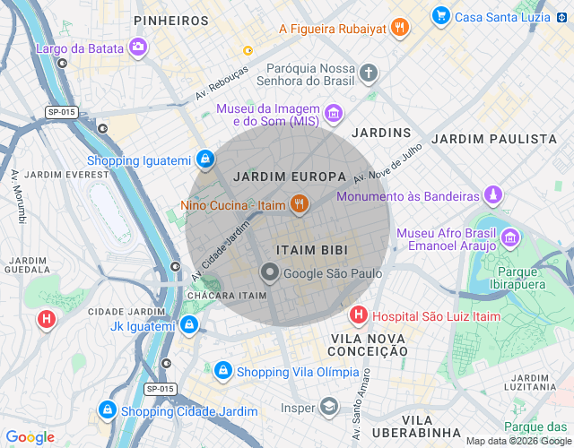 Imóvel no mapa