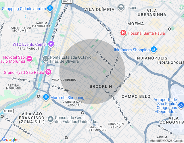 Imóvel no mapa