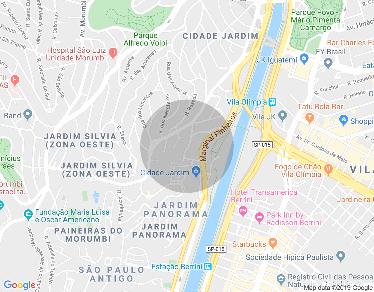 Imóvel no mapa