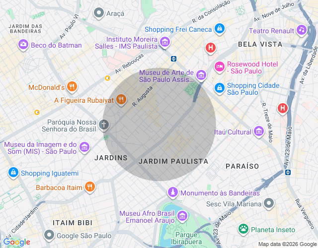 Imóvel no mapa