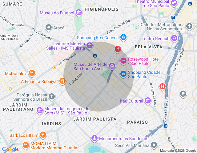 Imóvel no mapa