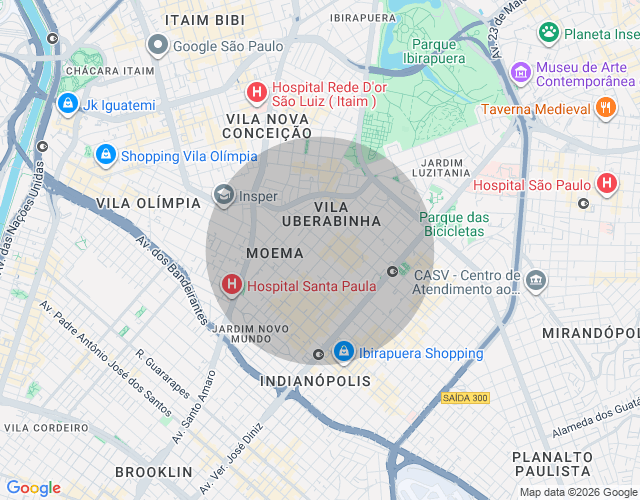Imóvel no mapa