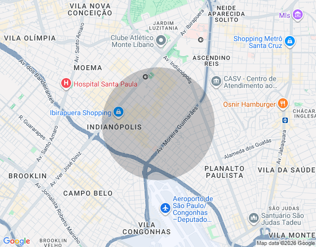 Imóvel no mapa