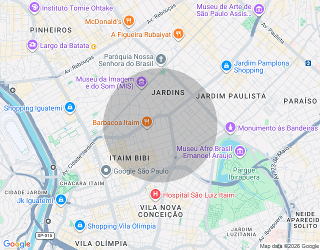 Imóvel no mapa