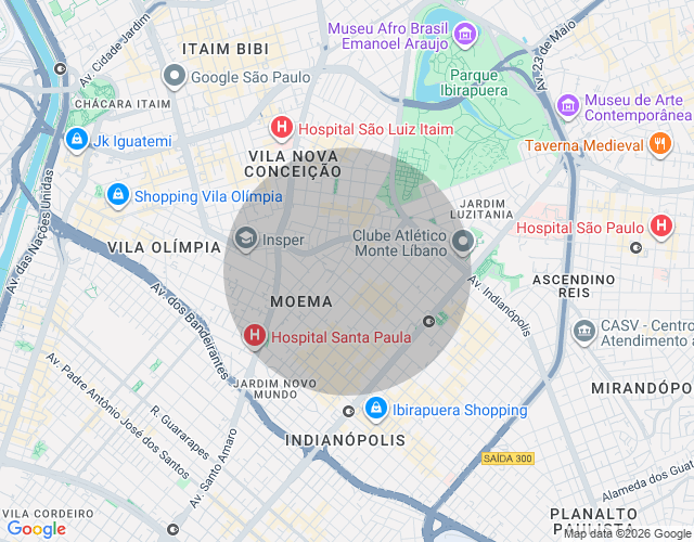 Imóvel no mapa