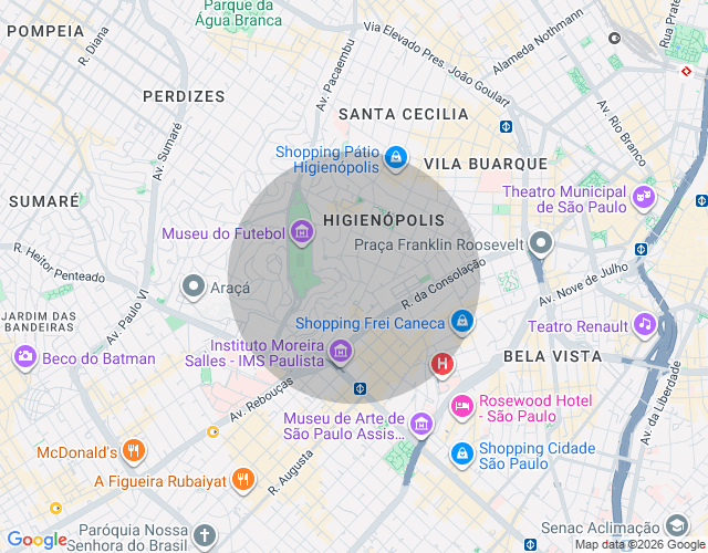 Imóvel no mapa
