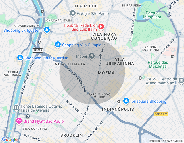 Imóvel no mapa
