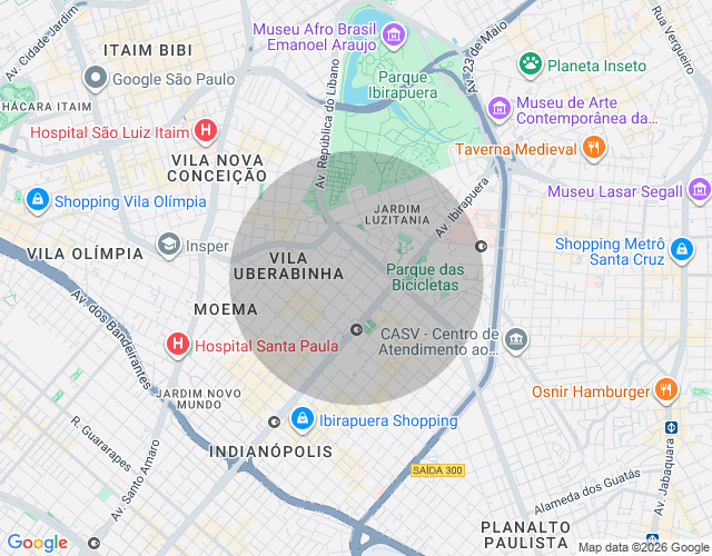 Imóvel no mapa