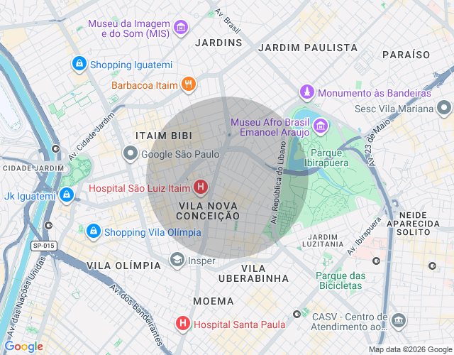 Imóvel no mapa