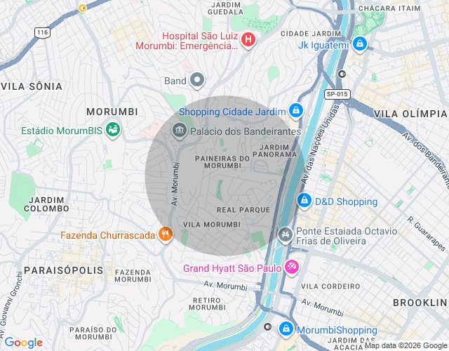 Imóvel no mapa