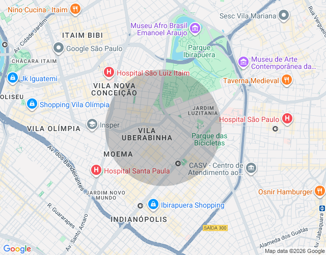 Imóvel no mapa