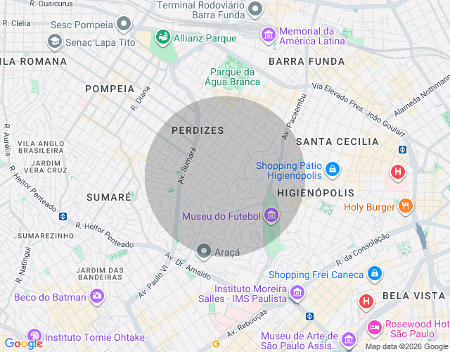 Imóvel no mapa