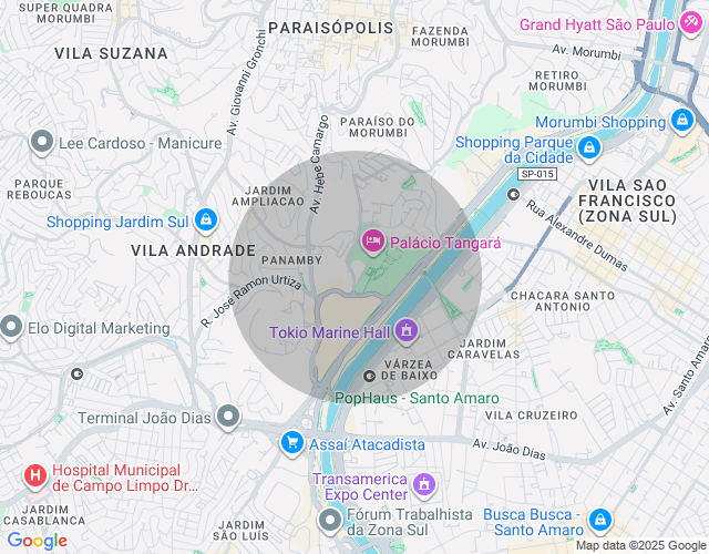 Imóvel no mapa