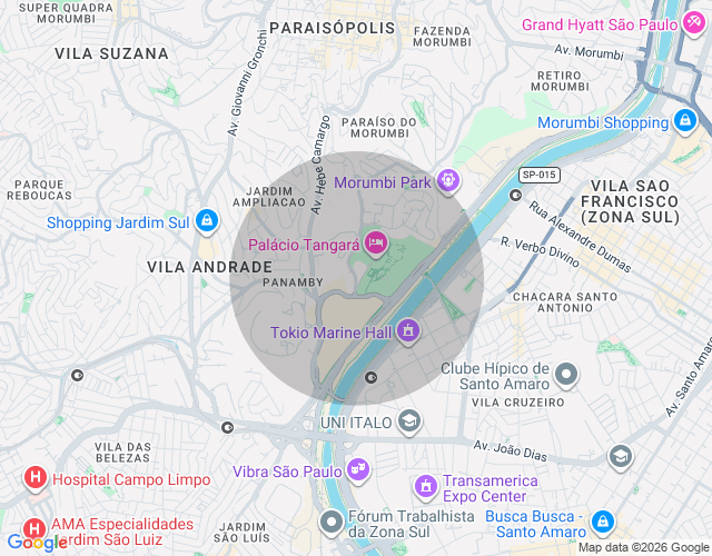 Imóvel no mapa