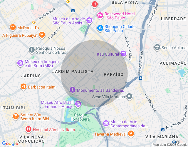 Imóvel no mapa